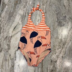 Tea collection toucan bathing suit size 4t